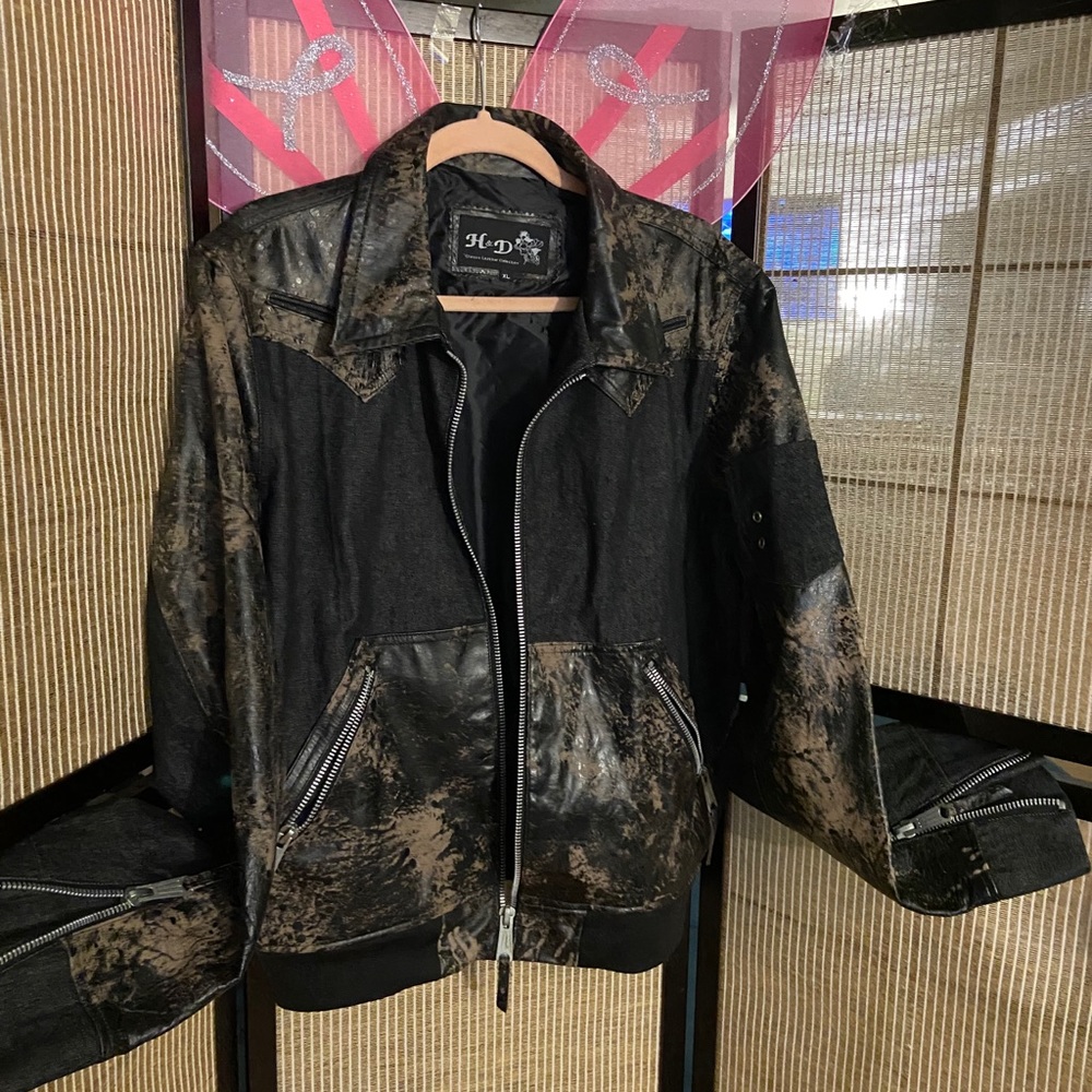 Denim & Leather Jacket